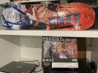 Prodigy H.N.I.C skate lboard and vinyl record 