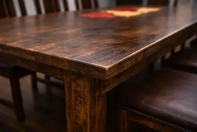 Rustic Luxury Dining Set – Solid Wood, Seats 8, View more