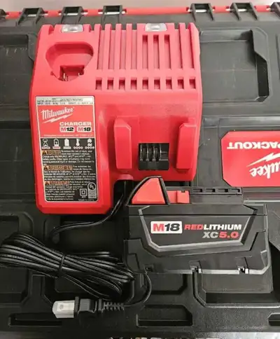 Brand new Milwaukee M18 5.0xc Battery with Charger, View more
