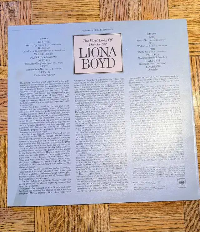 Lot of 9, Liona Boyd vinyl record collection (1 signed) in Arts & Collectibles in Winnipeg - Image 4