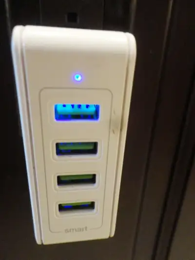 SChitec Smart 4 Port Wall Charger - Charges 4 devices at once, View more