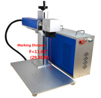 30W Fiber Laser Metal Marking Printer Engraving machine Rotary A