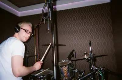 Hi there! My name is Max, I've been playing drums for over 15 years, and I'm a graduate of Centennia...
