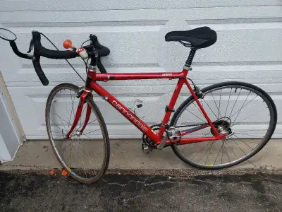 Vintage Red Cannondale Road bike, View more