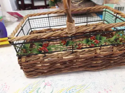 Basket with Strawbarries, View more