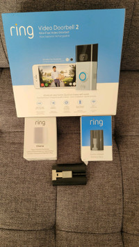 Ring video doorbell packaged