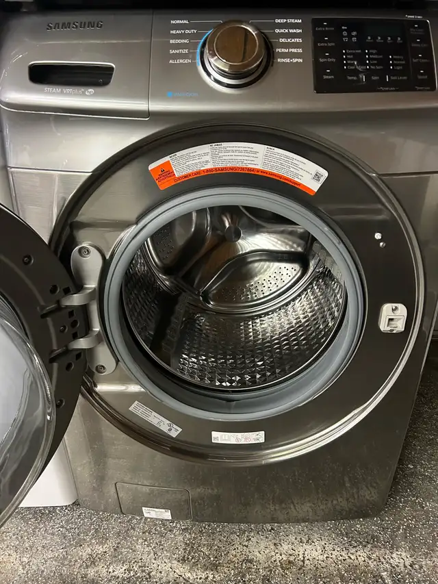 Samsung 27” Stackable Front Load Washer & Dryer. in Washers & Dryers in Kitchener / Waterloo - Image 8
