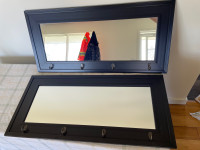 Mirror with key holder 