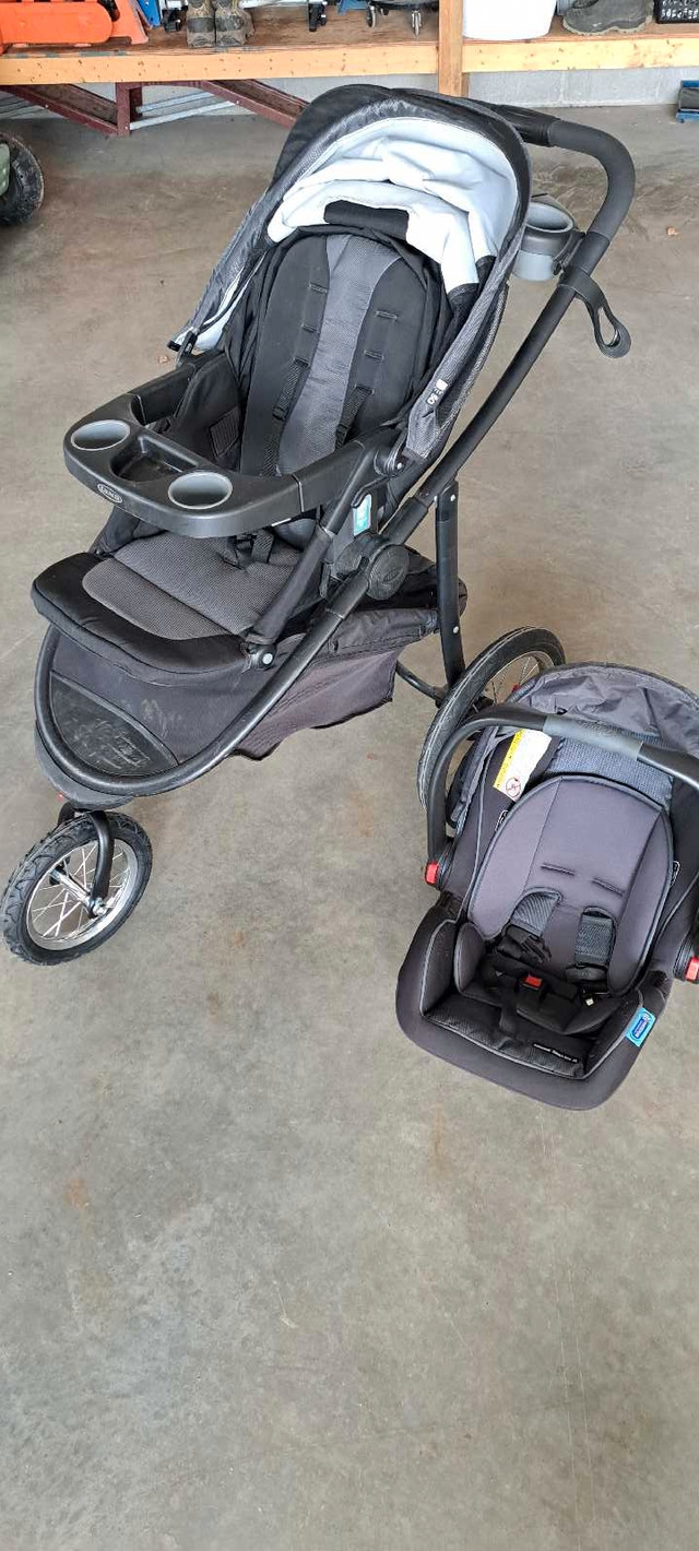 Graco travel system in Strollers, Carriers & Car Seats in Sudbury - Image 2