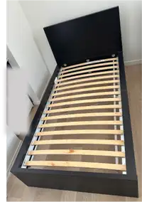 Urgent Sale! IKEA Twin Bed with Slatted Bed Base and Storage Box