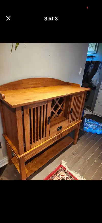 Wood Buffet Table, View more