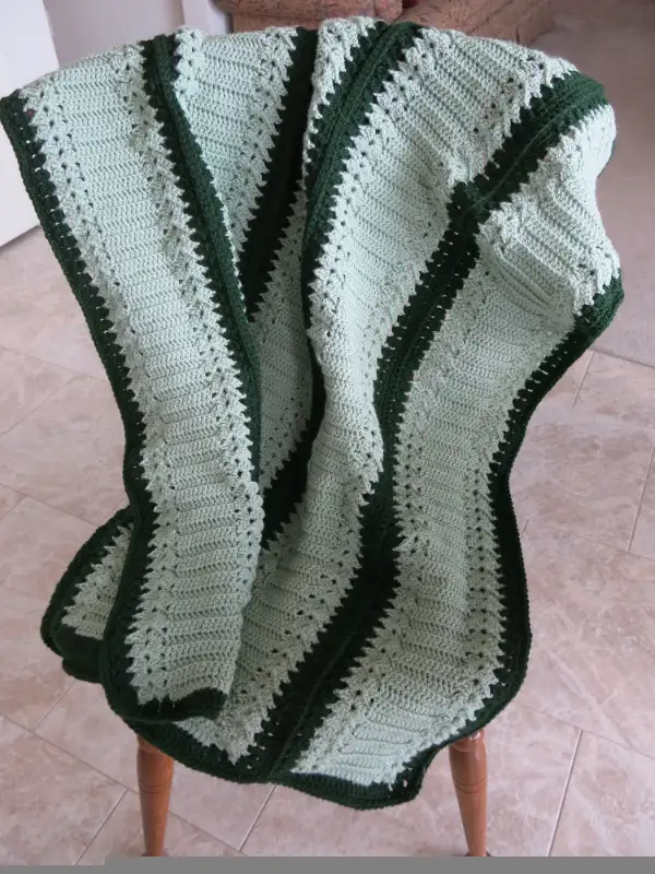 LAP AFGHAN / BLANKET for wheelchair / child's bed, 36x43" in Other in Calgary - Image 7