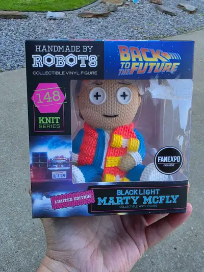 Handmade By Robots Marty McFly Knit Series Black Light , View more