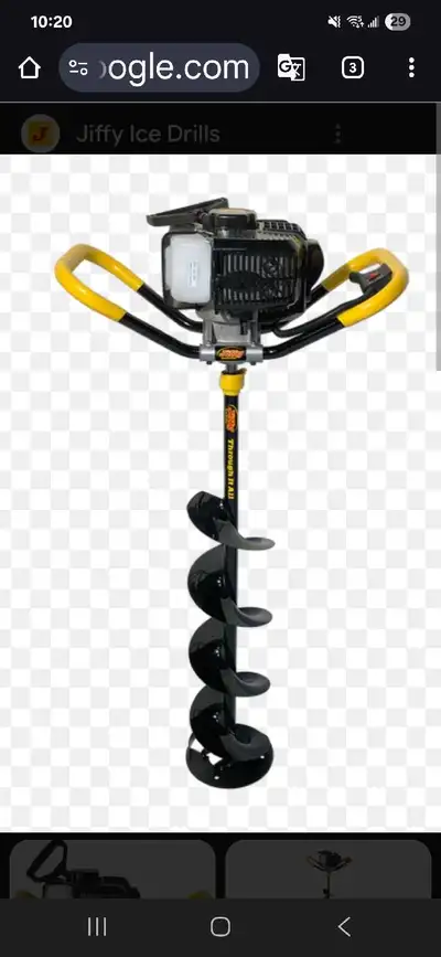 8" Auger. Like new., View more