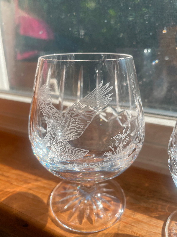 Vintage set of whiskey glasses. Crystal . Set of two. in Arts & Collectibles in City of Halifax - Image 3