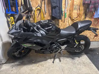 Up for sale is my 2025 Ninja 650. This bike is brand new as you can see from the photos. Still has t...