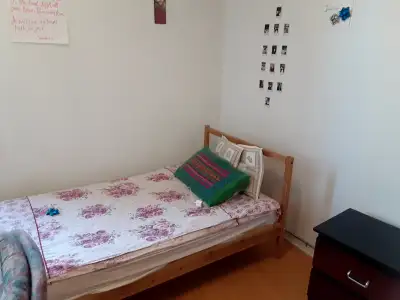 Libre le 1er Novembre. Chambre fermée (fille uniquement). Toute meublée dans un grand appartement de...