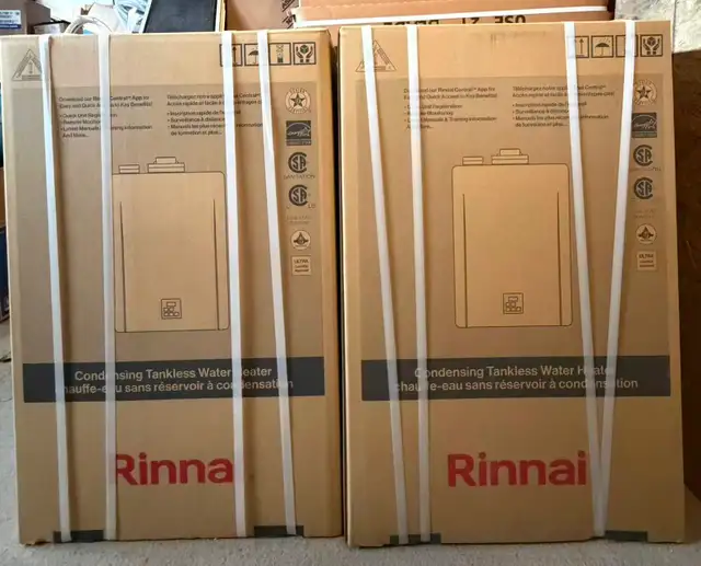 Rinnai Tankless Water Heater (with installation) in Heating, Ventilation & Air Conditioning in Ottawa - Image 2