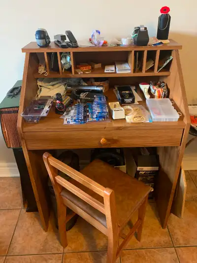 Wood desk, View more