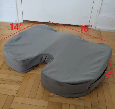 NEW Mind Reader Memory Foam Seat Cushion, Ergonomic Pressure Rel, View more