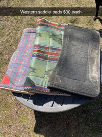 Western saddle pad