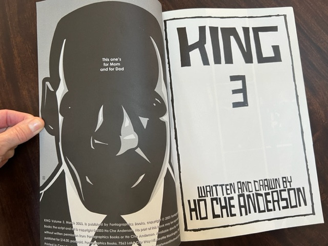 King by Ho Che Anderson, new graphic novel, vol 3 dans Bandes dessinées  à Calgary - Image 4