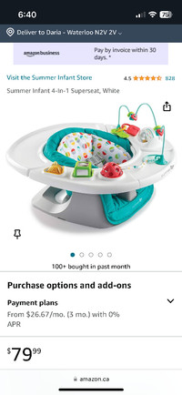 Baby booster and activity seat