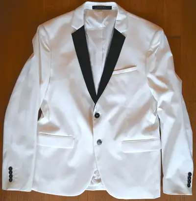Complet 2 pièces habit homme veston blanc men suit blazer Pant, View more