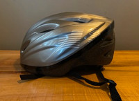 Youth  14+ Bike Helmet Grey/Silver