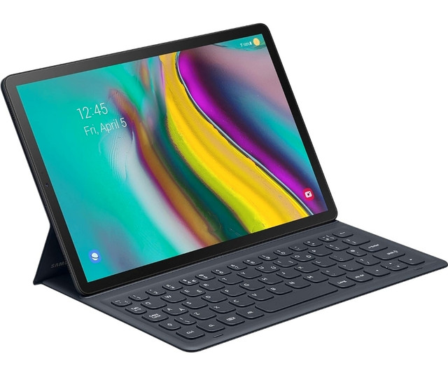 SAMSUNG Galaxy Tab S5e Book Cover Keyboard, Black in iPad & Tablet Accessories in Kitchener / Waterloo - Image 2