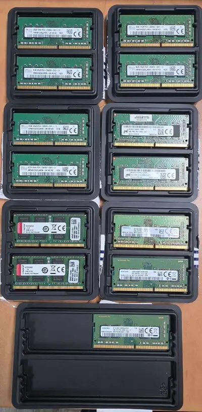 Kingston, Samsung, SK Hynix & Micron DDR4 RAM Memory So-Dimm 8GB, View more