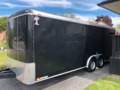 20x8.5. Atlas enclosed. Ramp door. Mint condition. Brand new tires and galvanized rims. New winch an...