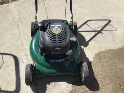 6.5 hp lawnmower $90, View more