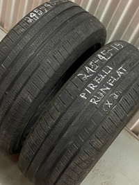 2 Pirelli all season tires:245/45R19