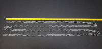Galvanized Steel Chain 129 in (3.3 m) Long 1/8 in (3.2 mm) Thick