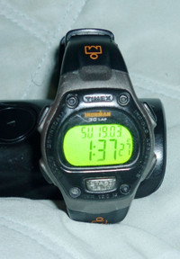 $20 Timex Ironman Indiglo 30 lap sports watch new battery