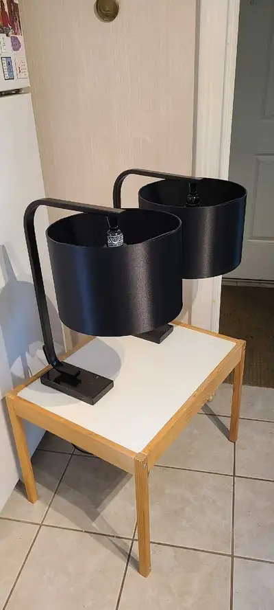 Structube Table Lamps $25 for Pair! Like New, View more