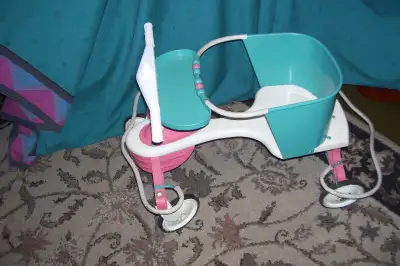 RARE 1950s CHILDS TRIKE WALKER IN RESTORED CONDITION, View more