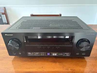 Pioneer AV receiver VSX – 824 HDMI 2.0 4K 60fps Power and Processing: 5-channel amplifier 80 watts p...