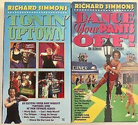 Richard Simmons-Tonin' Uptown & Dance Your Pants vhs  + book-$5