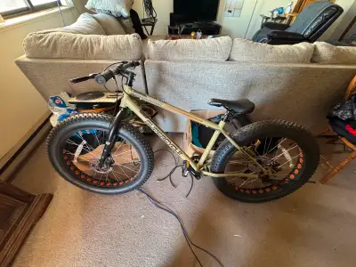 Brand new bicycle 26 tires flat tires brand new a month old, View more