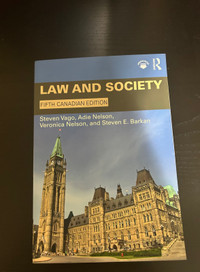 Law and Society: 5th Canadian Edition