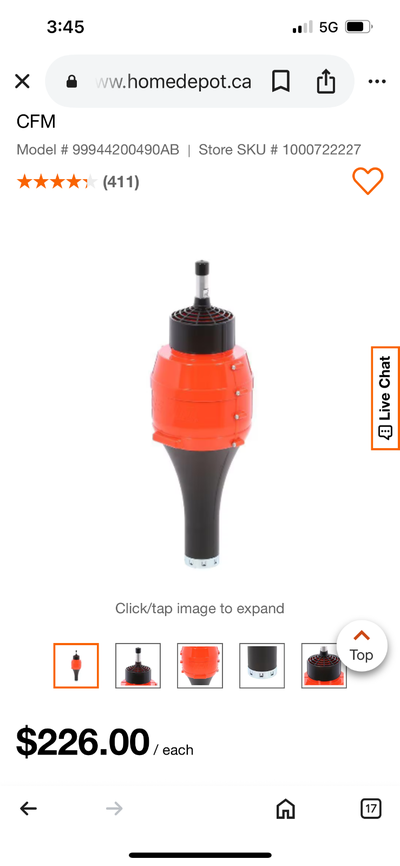 Echo PAS pro leaf blower, View more