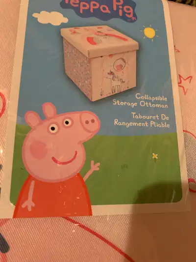 Peppe pig collapsible storage ottomans, View more