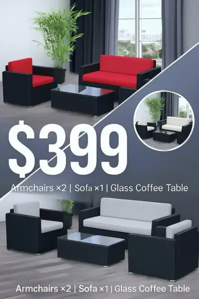 Brand new 4 PC Patio Set, View more