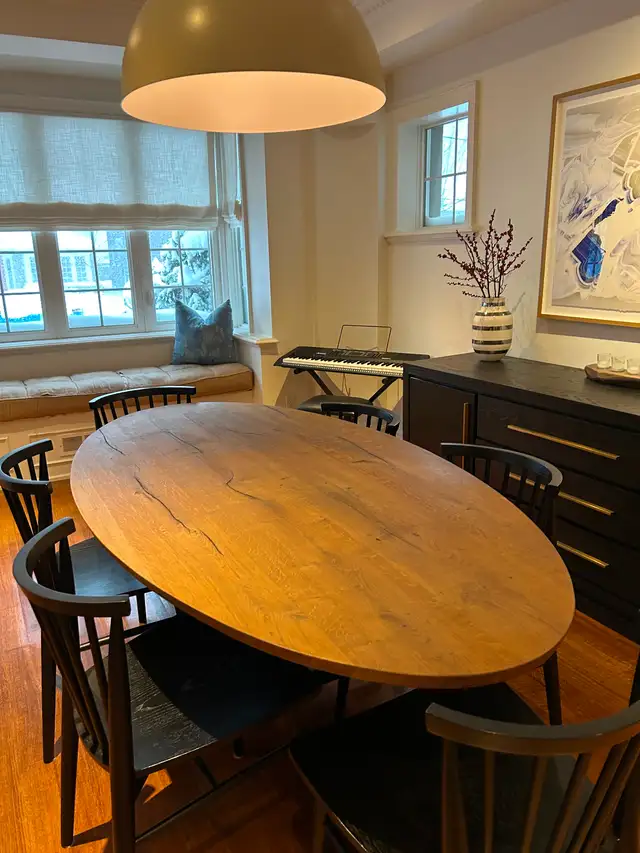 Elte Market Solid Wood Dining Table in Dining Tables & Sets in City of Toronto - Image 4