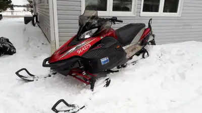 Well maintained, new carbides, new sliders, ice chippers, studded track. Ready to go.
