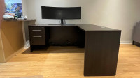 Classic Office L-Desk - 72" x 72" ,  Tuxedo