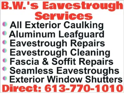 Top  Professional Eavestrough Company in Kingston, View more