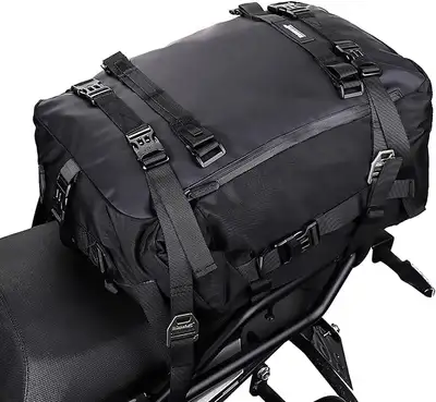 Rhinowalk Motor Saddle Bag Motorcycle Pannier Bag Waterproof Multifunctional Rear Rack Trunk Seat Ba...